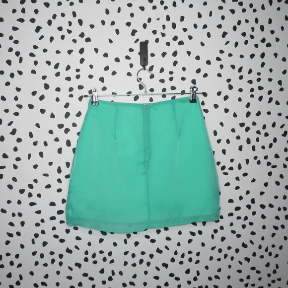 Peppermayo Jade Green Hazel High Waist Mini Skirt - Picture 6 of 9